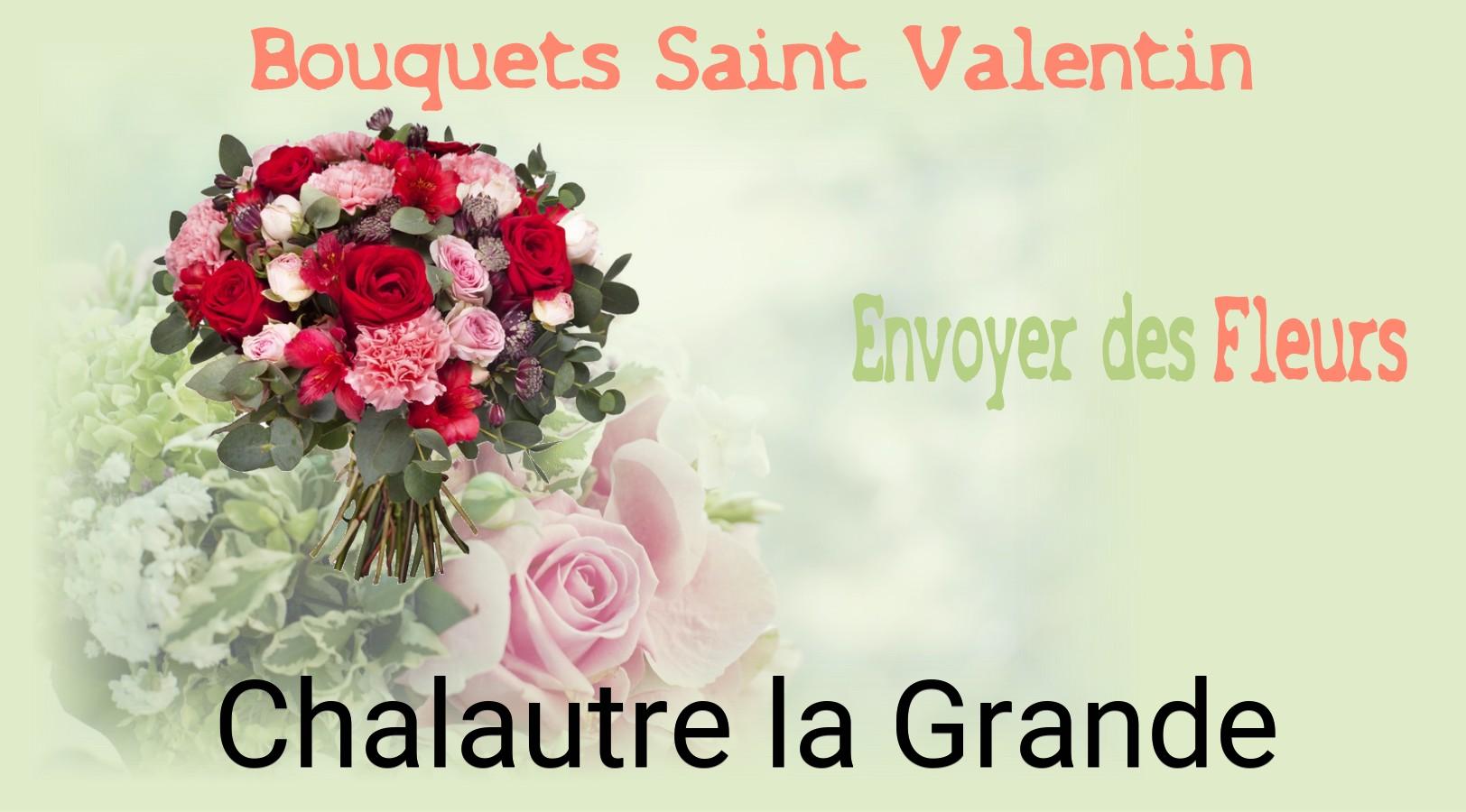 Roses de Saint-Valentin livrées à Chalautre-la-Grande